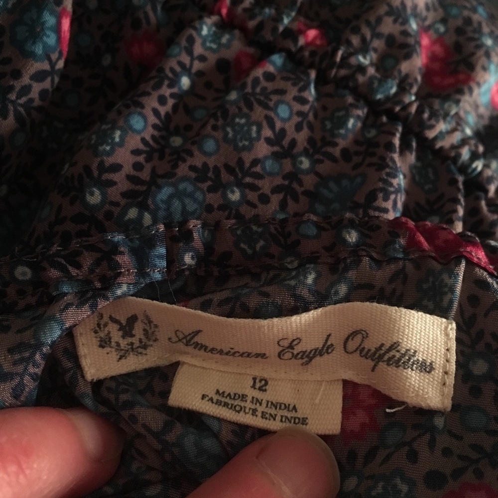 Floral sundress, halter, American Eagle - Picture 7 of 8